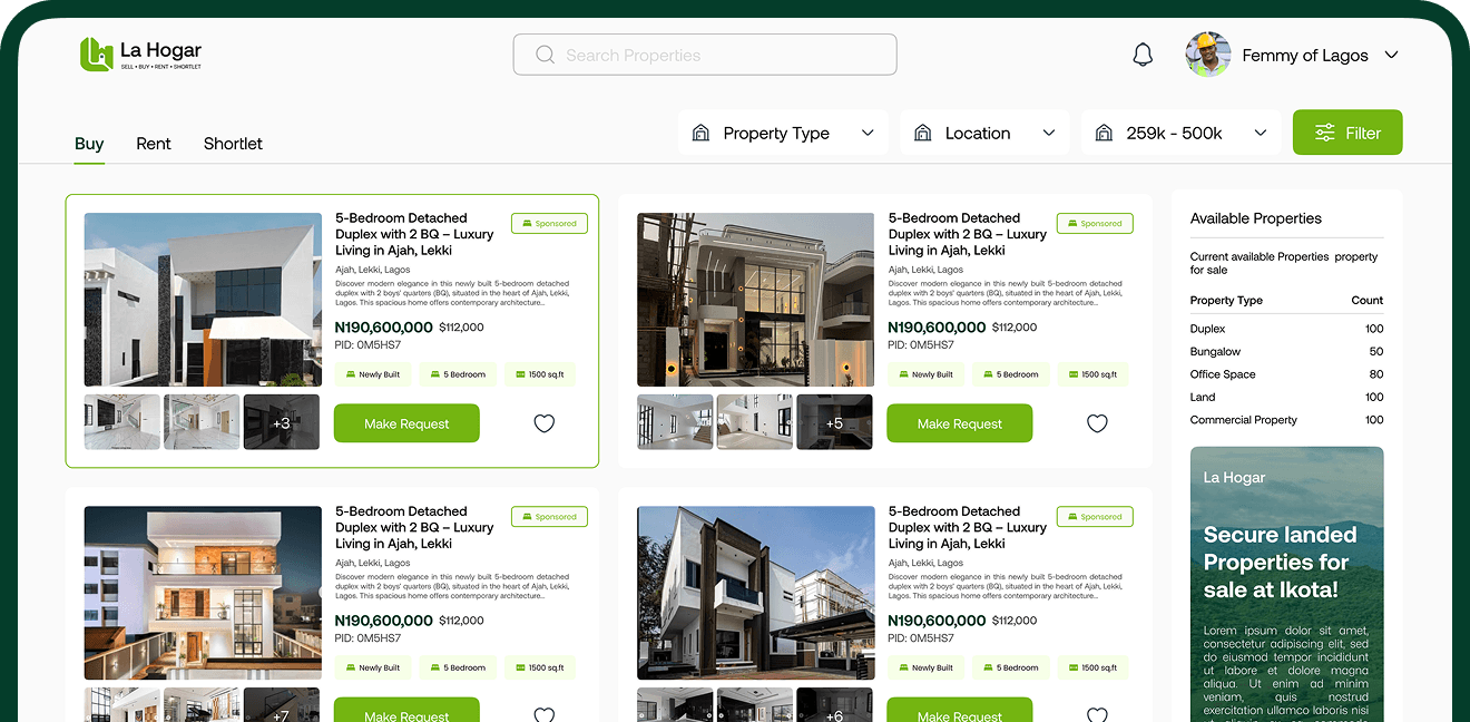 Property Listings